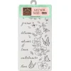 Clearance Plantilla de stencil Flores y Mariposas Secret Diary 12x25cm Plantillas