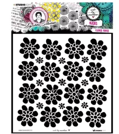 Plantilla de stencil Flower Power Signature Collection Plantillas