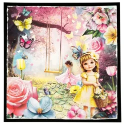 Discount Plantilla de Stencil Fluttering Flowers Essentials Collection Plantillas