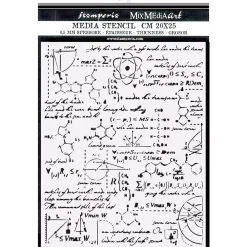 Sale Plantilla de Stencil Formulas Alchemy 20x25cm Plantillas|Herramientas Para Modelado
