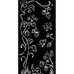 Plantilla de stencil Fresas Romantic Hidden Grove 12x25cm Plantillas