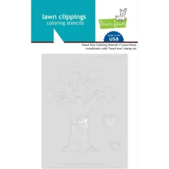 Sale Plantilla de stencil Heart Tree Plantillas