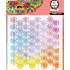 Sale Plantilla de stencil Hexagon Stars Art By Marlene Plantillas