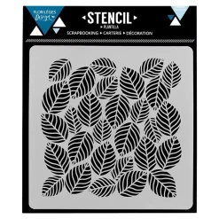 Online Plantilla de stencil Hojas Florileges Design Plantillas