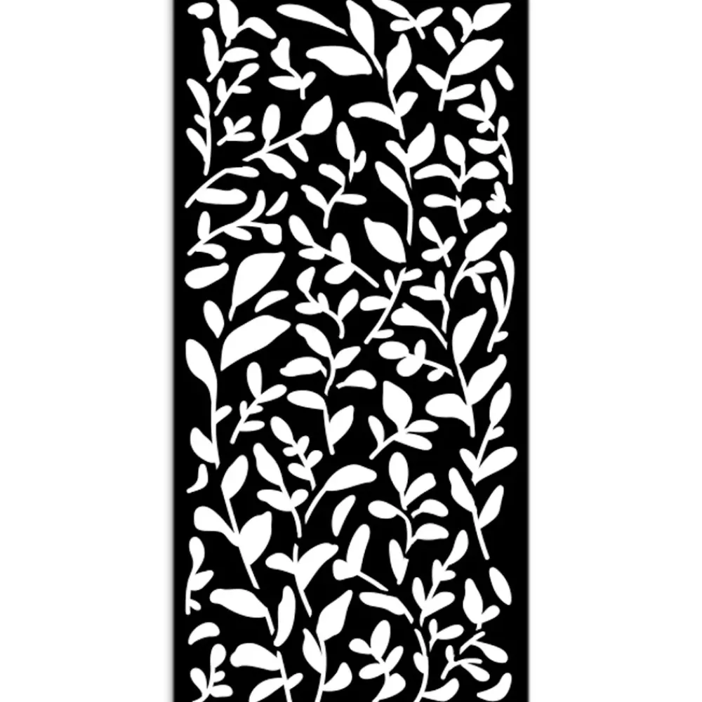 Hot Plantilla de stencil Hojas Secret Diary 12x25cm Plantillas