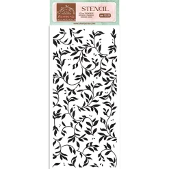 Hot Plantilla de Stencil Hojas Welcome Home Create Happiness 12x25cm Plantillas