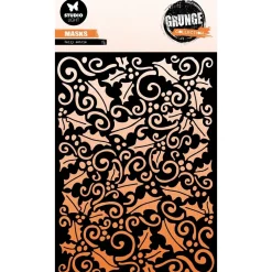 Hot Plantilla de Stencil Holly Swirl Grunge Collection Plantillas