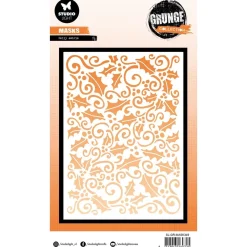 Hot Plantilla de Stencil Holly Swirl Grunge Collection Plantillas
