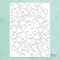 Plantilla de Stencil Kreativa Crackle 15x20cm Plantillas