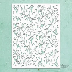 Outlet Plantilla de stencil Kreativa Floral 15x20cm Plantillas