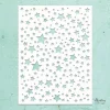 Discount Plantilla de Stencil Kreativa Stars 15x20cm Plantillas