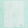 Plantilla de Stencil Kreativa Knitwear 15x20cm Plantillas