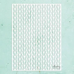 Plantilla de Stencil Kreativa Knitwear 15x20cm Plantillas