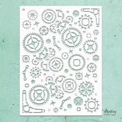Sale Plantilla de stencil Kreativa Steampunk 15x20cm Plantillas