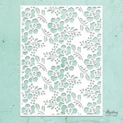Plantilla de Stencil Kreativa Flowers 15x20cm Plantillas