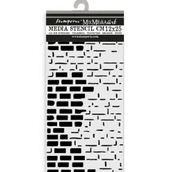 New Plantilla de stencil Ladrillos Art of Travelling 12x25cm Plantillas