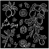 Clearance Plantilla de Stencil Limones Blue Dream 18x18cm Plantillas
