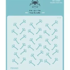 Best Plantilla de stencil Llaves15x15cm Plantillas