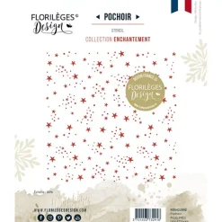 Hot Plantilla de Stencil Lluvia de Estrellas Enchantement 15x15cm Plantillas