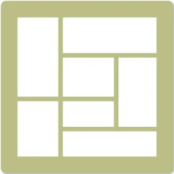 New Plantilla de stencil Mini Moodboard Farandole Plantillas