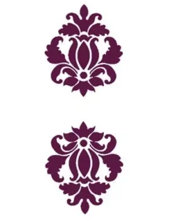 Best Plantilla de Stencil N-1019 Brocado vegetal 21x30cm Dayka Plantillas