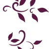 Outlet Plantilla de Stencil N-1022 Volutas 21x30cm Dayka Plantillas