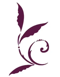 Best Plantilla de Stencil N-1021 Voluta vegetal 21x30cm Dayka Plantillas