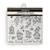Best Plantilla de stencil Nidos Garden 18x18cm Plantillas