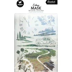 Outlet Plantilla de Stencil Oldtimer Chique Essentials Collection Plantillas