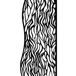Plantilla de stencil Ondas Sea Land 12x25cm Plantillas