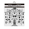New Plantilla de stencil Palacio Art of Travelling 12x12cm Plantillas