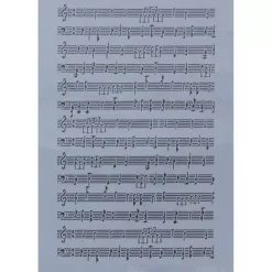Sale Plantilla de stencil Partitura 33x48cm Plantillas