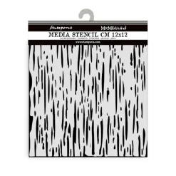 Clearance Plantilla de stencil Patrón de líneas Best Sellers 12x12cm Plantillas