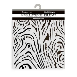 Discount Plantilla de stencil Patrón de madera Romantic Hidden Grove 12x12cm Plantillas