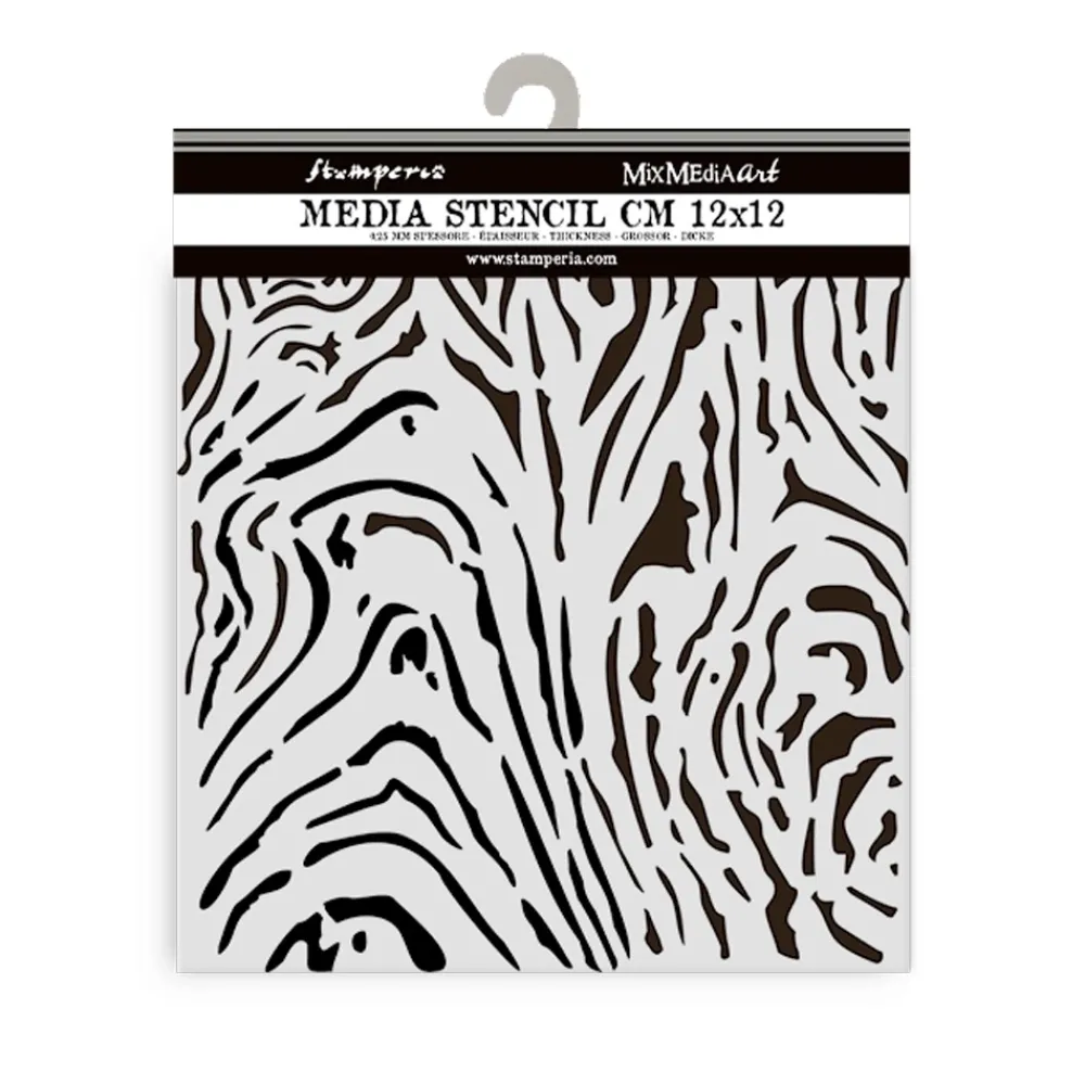 Discount Plantilla de stencil Patrón de madera Romantic Hidden Grove 12x12cm Plantillas