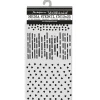Hot Plantilla de stencil Patrones Dewdrops 12x25cm Plantillas