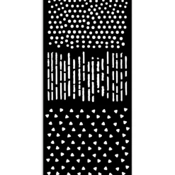 Hot Plantilla de stencil Patrones Dewdrops 12x25cm Plantillas