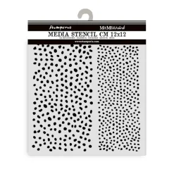 Sale Plantilla de stencil Patrón de puntos Best Sellers 12x12cm Plantillas