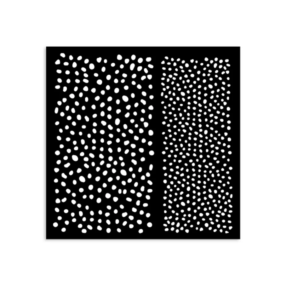 Sale Plantilla de stencil Patrón de puntos Best Sellers 12x12cm Plantillas