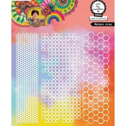 Hot Plantilla de stencil Pattern Stripes Art By Marlene Plantillas