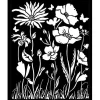 Discount Plantilla de Stencil Poppy and Flower Atelier des Arts 20x25cm Plantillas