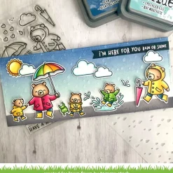 New Plantilla de Stencil Rainy Sky Plantillas