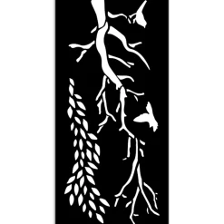 Hot Plantilla de stencil Ramas Dewdrops 12x25cm Plantillas