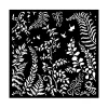 New Plantilla de stencil Ramas de Hojas Romantic Woodland 18x18cm Plantillas