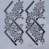 New Plantilla de stencil Rombos Florales 25x25cm Plantillas