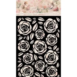 Hot Plantilla de Stencil Rose pattern A Cat's Secret Plantillas