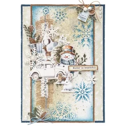 Best Plantilla de Stencil Snow Background Essentials Collection Plantillas