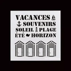 Outlet Plantilla de stencil Souvenirs d'été Florileges Design Plantillas