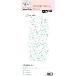 Online Plantilla de stencil Splatters Creative Craftlab Plantillas