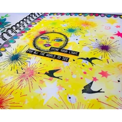 Online Plantilla de stencil Starry Night Art by Marlene Plantillas